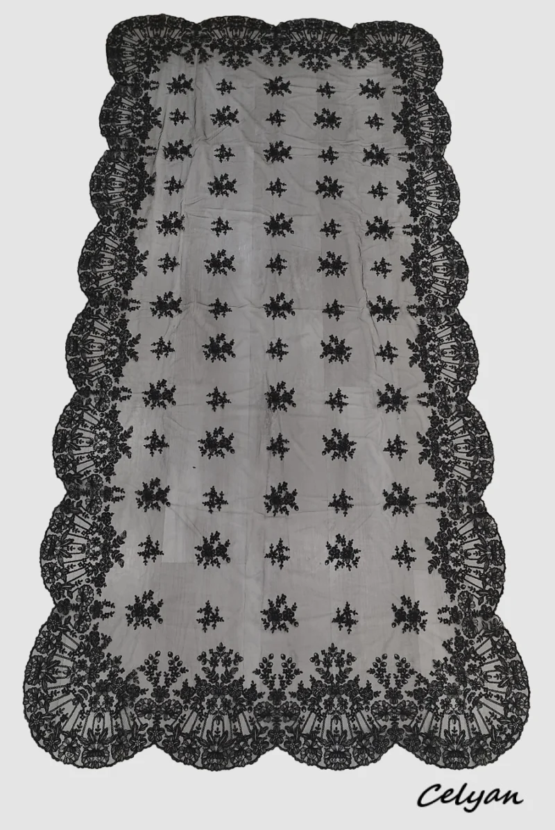 Mantilla Tul Cristal AV 63