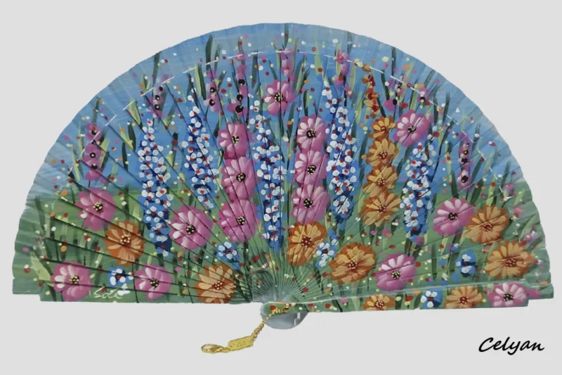 Abanico Flores Colores A 54156