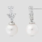 Pendientes Perla y Circonitas Venus