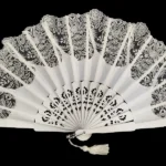 Abanico Novia Encaje Chantillí R 1015
