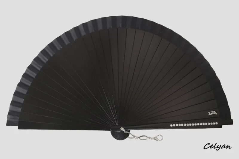Abanico Ceremonia Negro R 1186