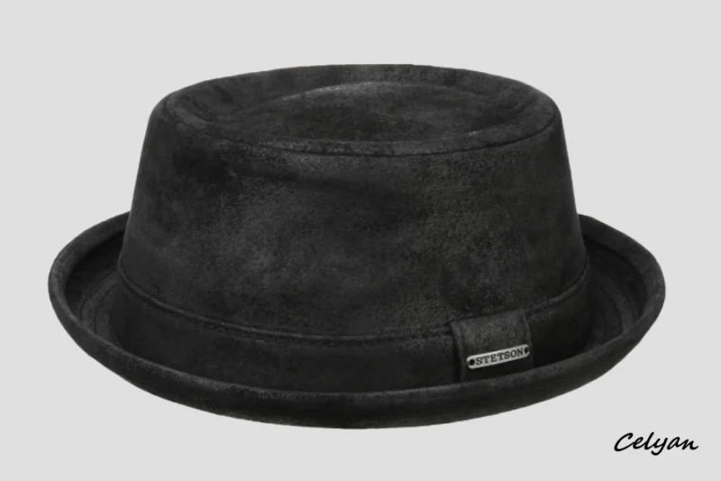 Pork Pie Piel Negro Stetson